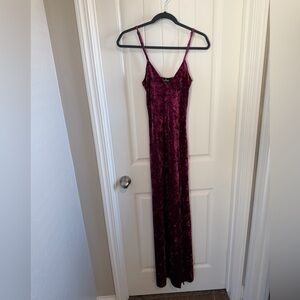 Lulus Velvet Maxi Dress
